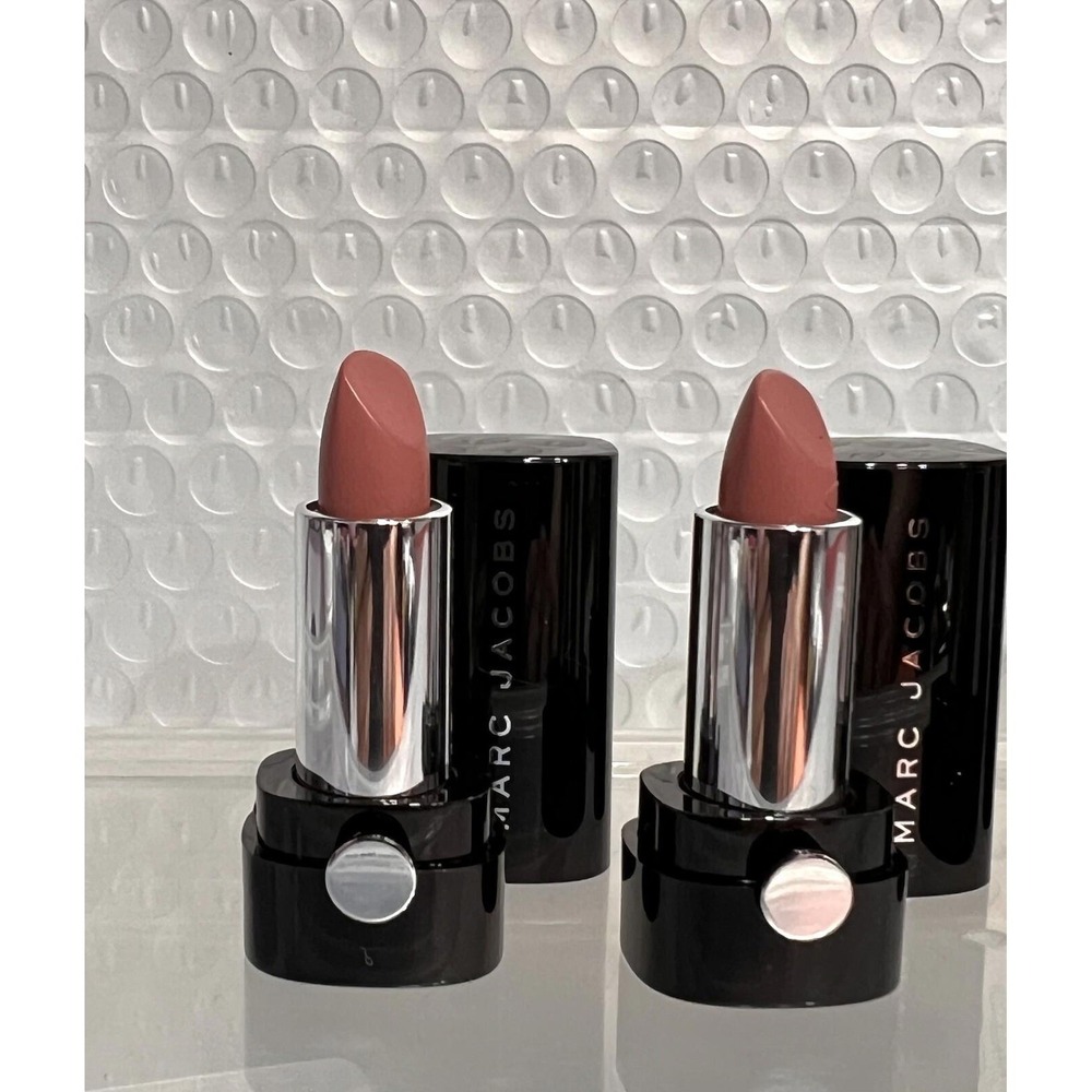 Marc Jacobs Le Marc Lip Creme Lipstick CREAM AND SUGAR 284 (Set 2x) 0.05 oz New